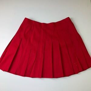 Vintage Wilson Tennis Pickleball Skirt Classic Sports Retro Red Pleated Y2K